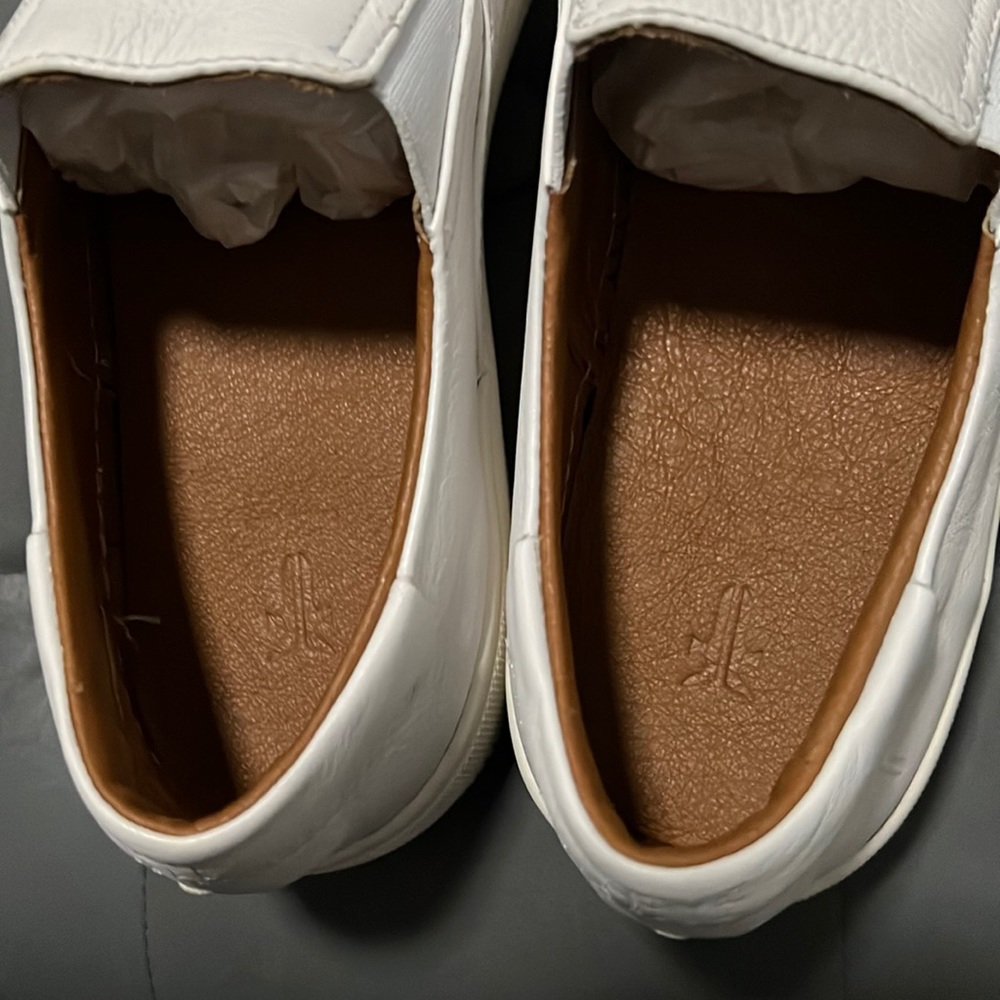 ❗️FINAL❗️ 🆕 FRYE Astor Gore White Slip On 🔴🔴 - Picture 4 of 12